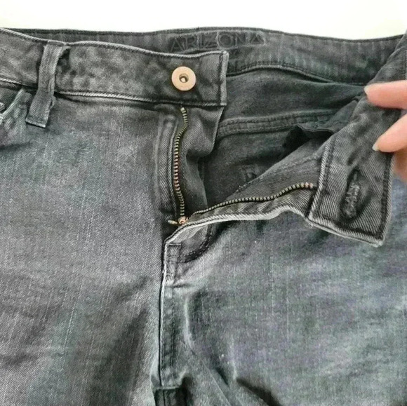 Arizona Black Cut Off Ripped Shorts - Picture 3 of 6